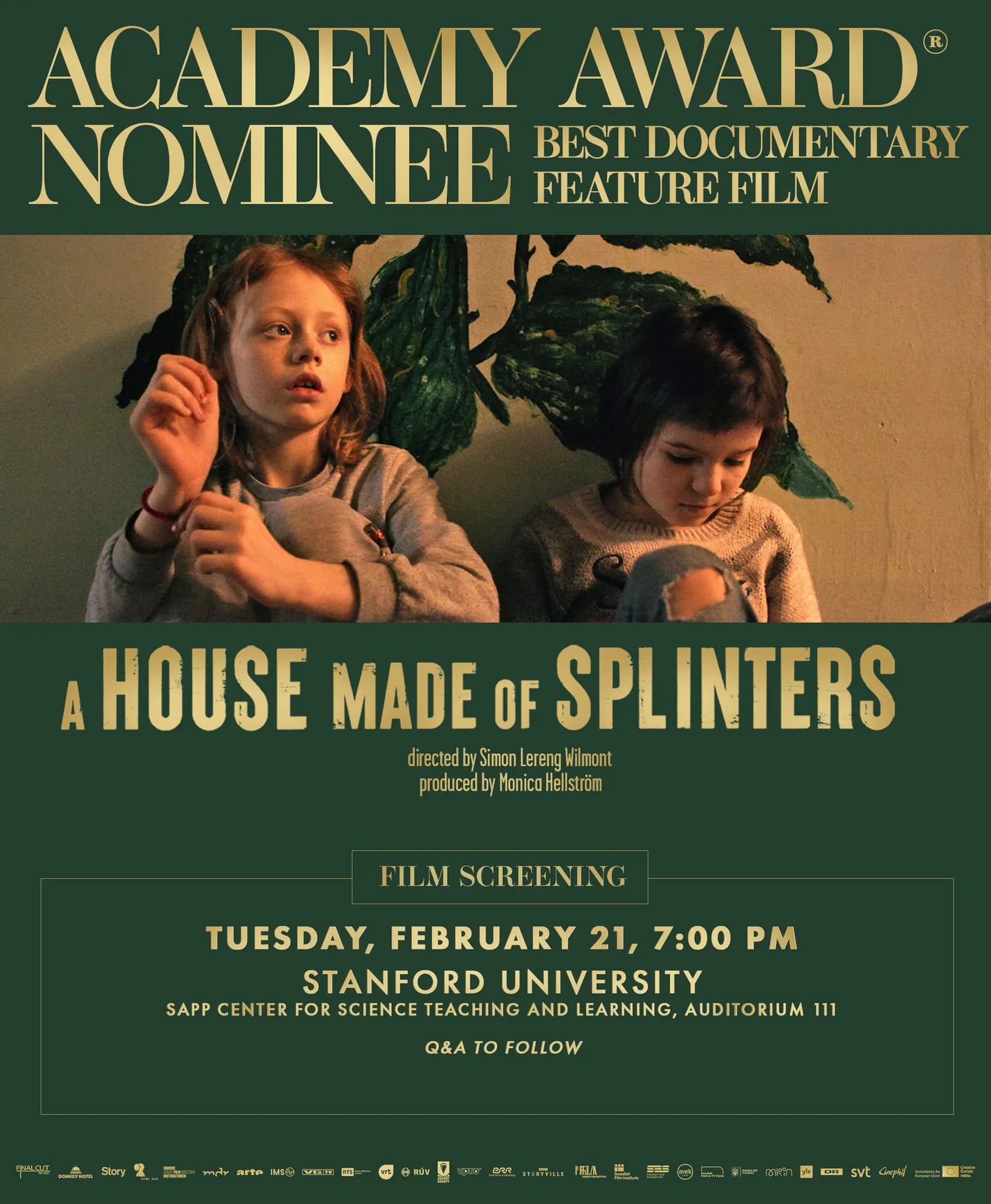 Movie Screening - 'The House Made of Splinters' + Q&A with Producers