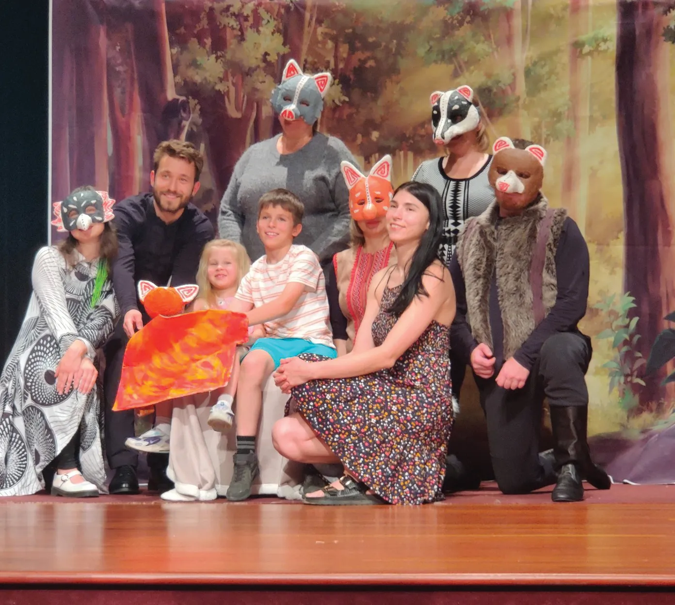 “Wandering Stars” Visited Sacramento with Their First Ukrainian-Language Play Based on Ivan Franko’s Fairy Tale “The Painted Fox”