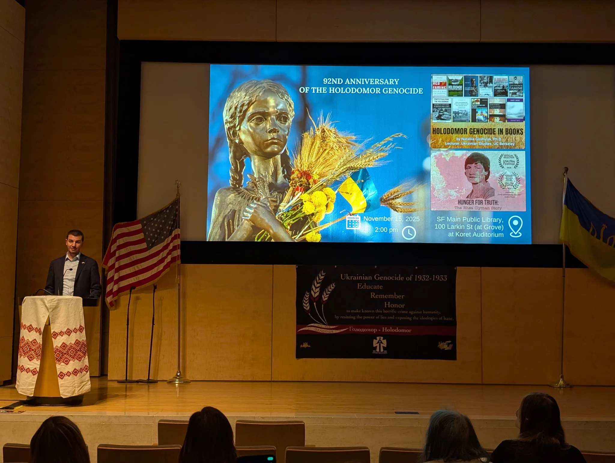 Holodomor through the eyes of a Berkeley professor and a Canadian Jewish woman