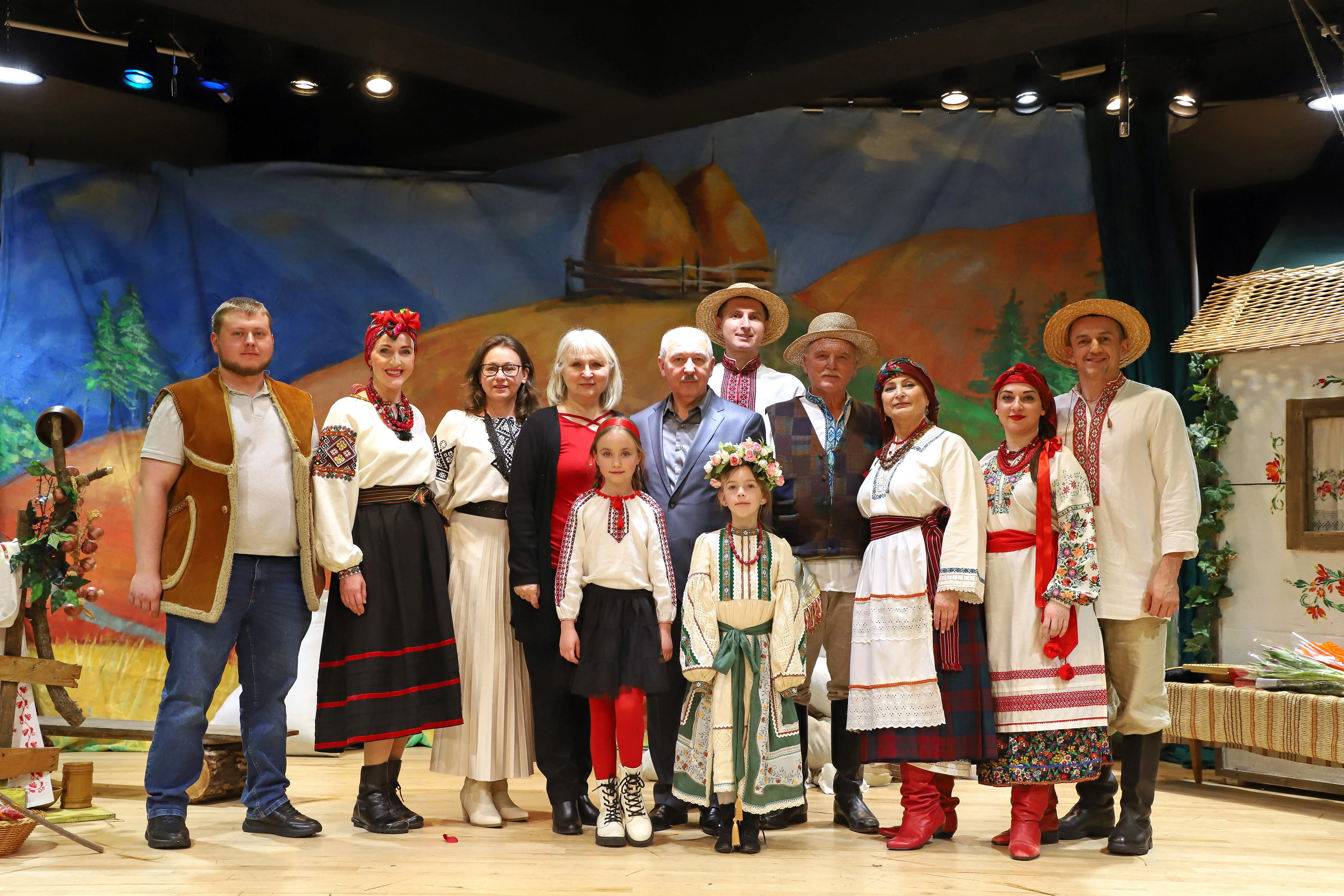 On stage again, the Kaidash family. With love. With pain. With quarrels and laughter...