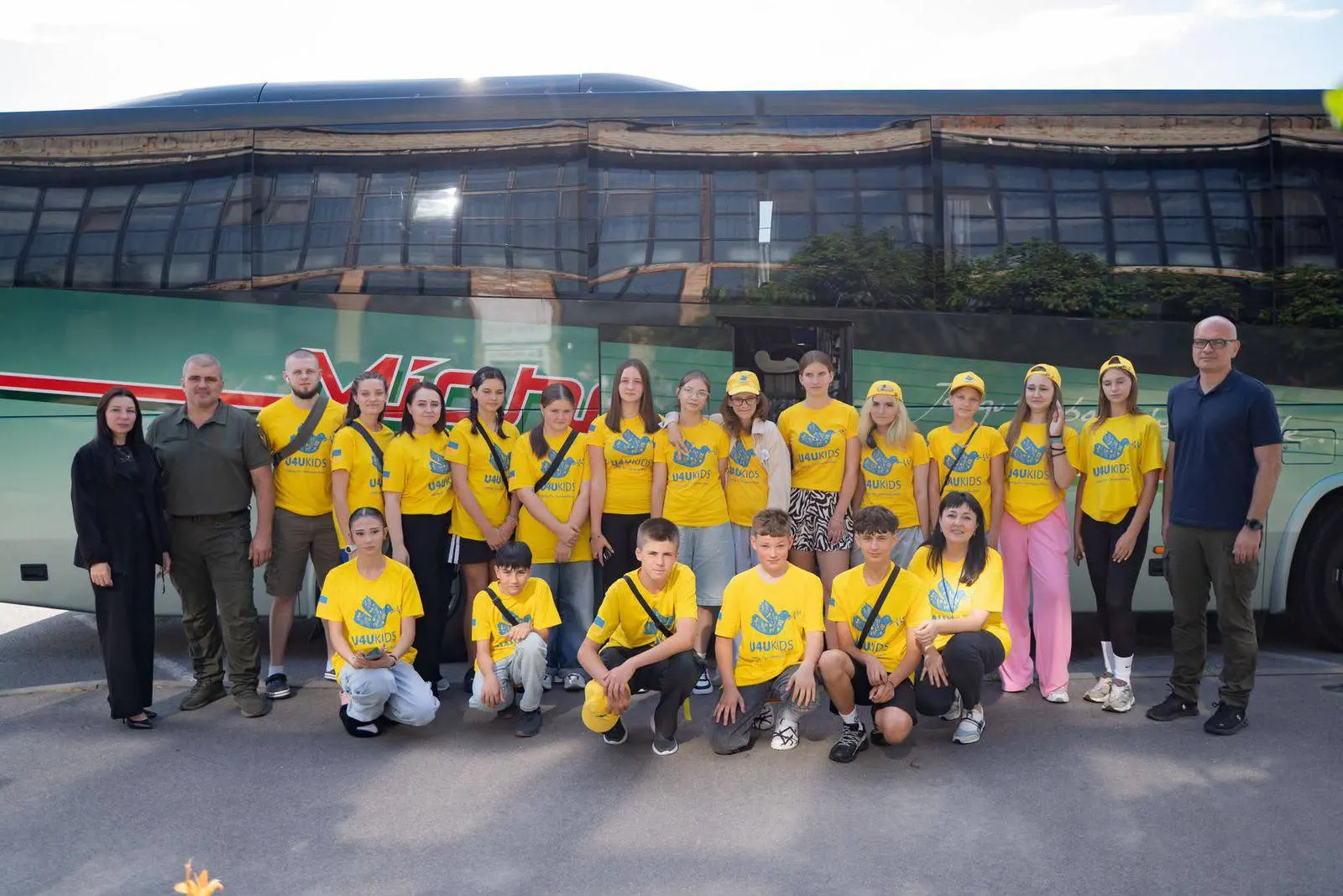 Children of Ukrainian Heroes under the Peaceful Sky of California