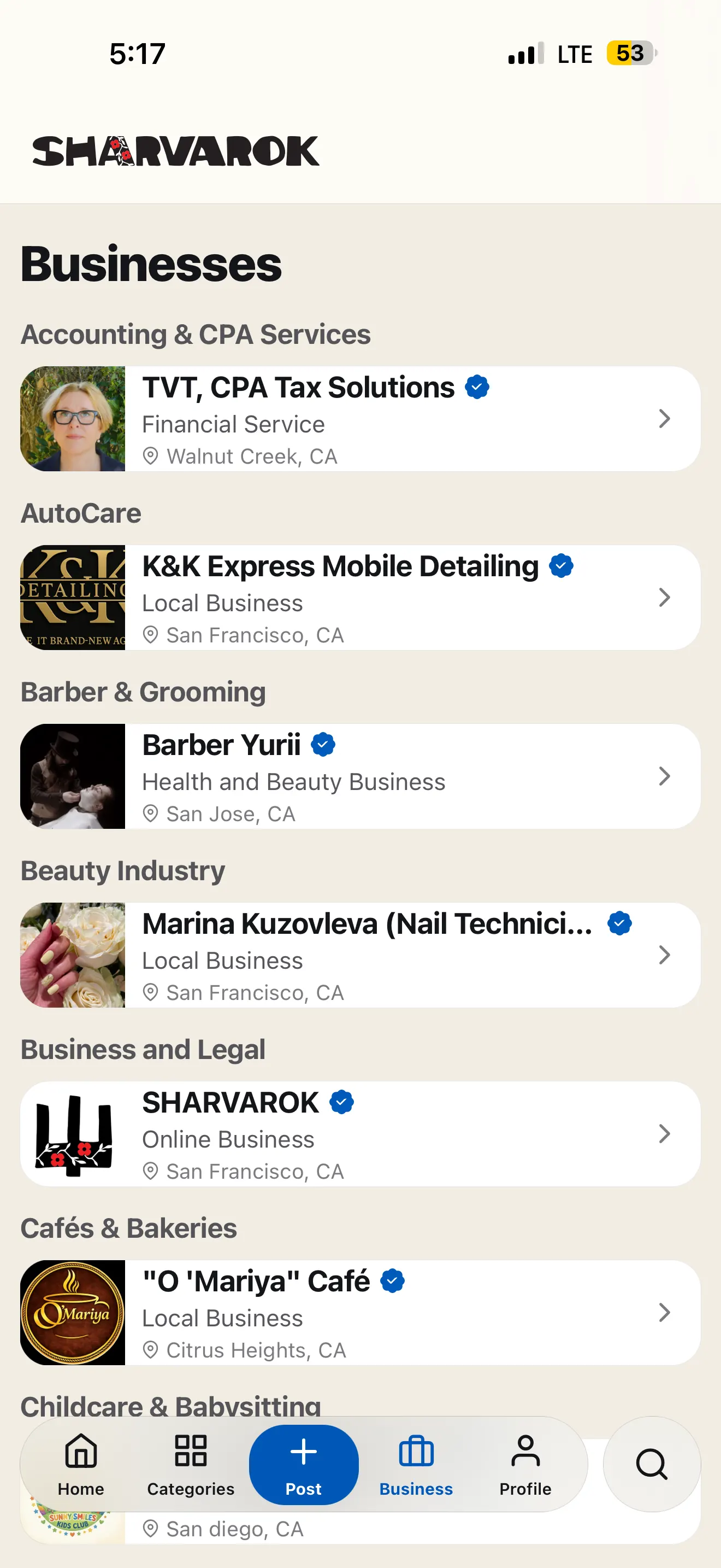 Looking for a job, a place to live, or a local pro in the U.S.? Sharvarok is now on your phone.